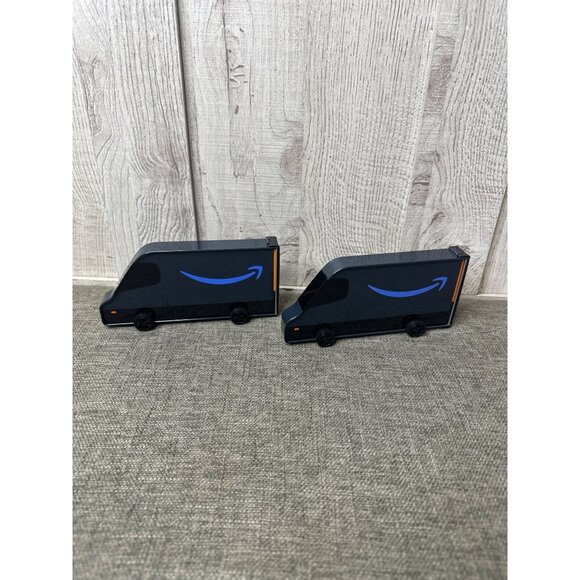 Set of 2 Delivery Truck Van Shaped Gift Card Holders and Blue Gift Bag EMPTY - Picture 7 of 10